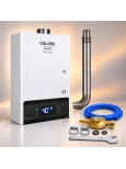 Instant apa calda pe gpl sau gaz natural calore TFCSC11 Premium cu tiraj fortat + kit