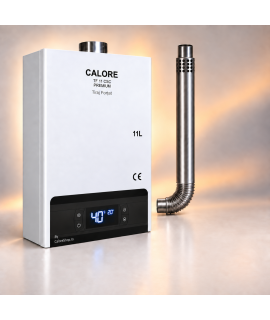 Instant apa calda pe gpl sau gaz natural calore TFCSC11 Premium cu tiraj fortat + kit - Produs expus în showroom, verificat tehnic Instant apa calda pe gpl sau gaz natural calore TFCSC11 Premium cu tiraj fortat + kit - Produs expus în showroom, verificat tehnic
